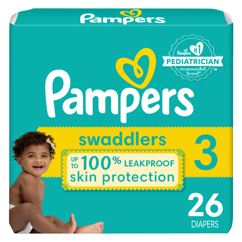 Pampers Swaddlers Diapers Size 3 26ct