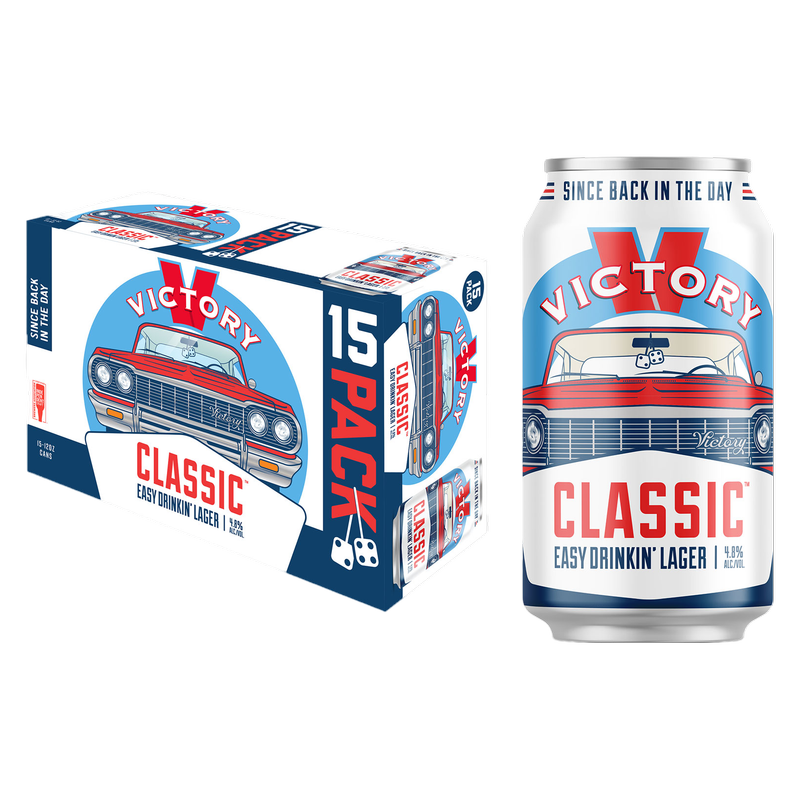 Victory Classic Lager 15pk 12oz Can 4.8% ABV