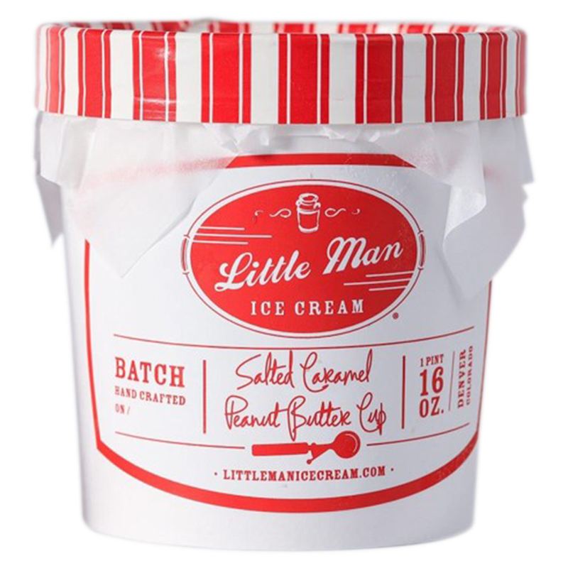 Little Man Ice Cream Salted Caramel Peanut Butter Cup Pint