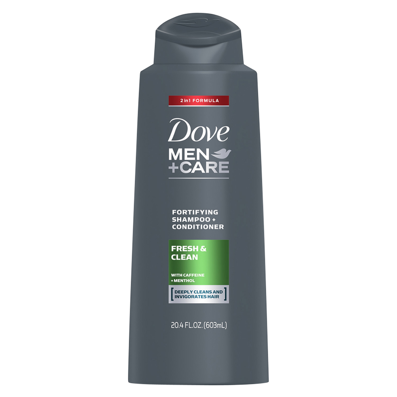 Dove Men's 2 in 1 Fresh & Clean Shampoo & Conditioner 20.4oz