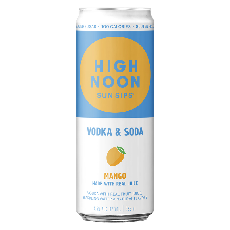 High Noon Mango 12oz Single Can 4.5% ABV