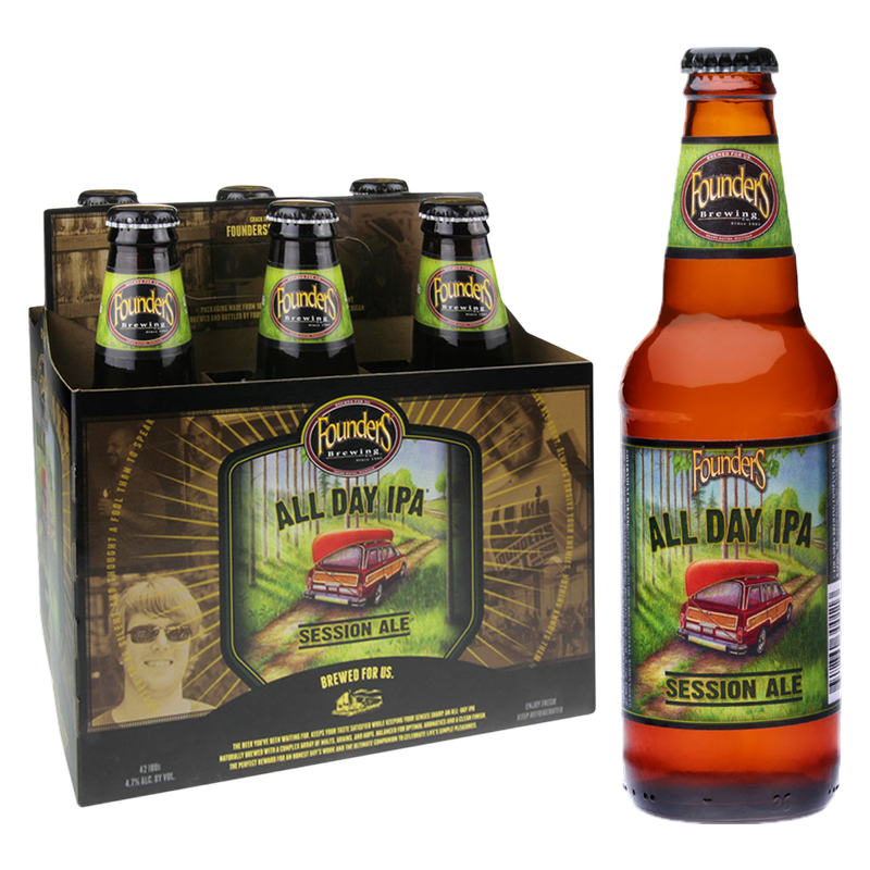 Founders All Day IPA 6pk 12oz Btl 4.7% ABV