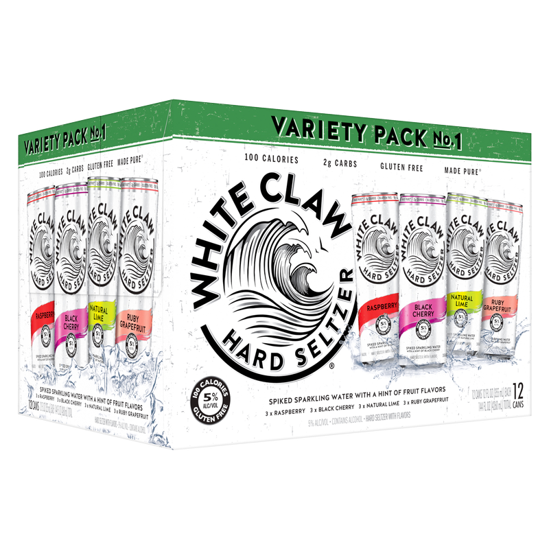 White Claw Seltzer Variety 12pk 12oz Can 5.0% ABV