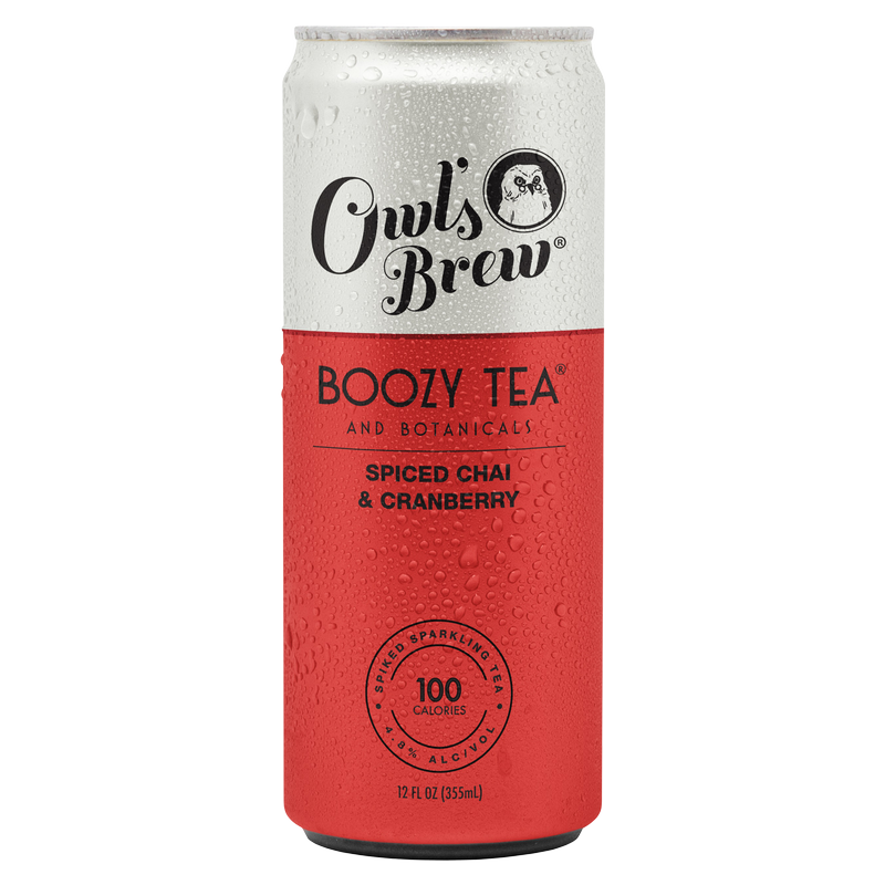Owl’s Brew Boozy Tea Fireside Pack 6pk 12oz Can 4.8 ABV Alcohol fast