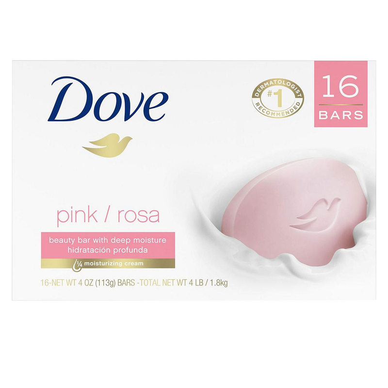 Dove Pink Beauty Bar 16pk 4oz