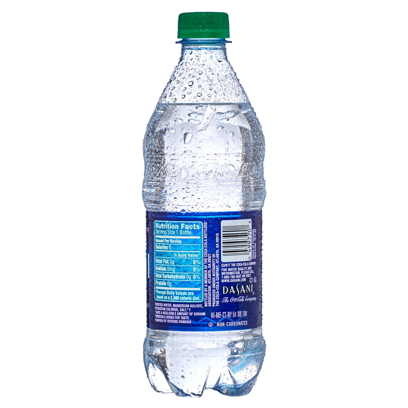 Dasani Water 20oz Btl Drinks fast delivery by App or Online