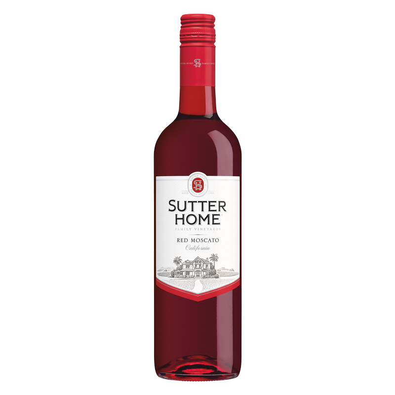 Sutter Home Red Moscato 750ml Alcohol fast delivery by App or Online