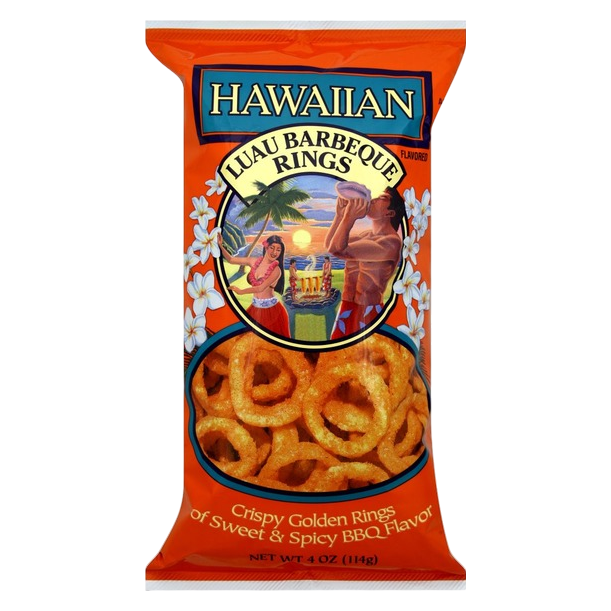 Hawaiian Rings BBQ Luau 4oz