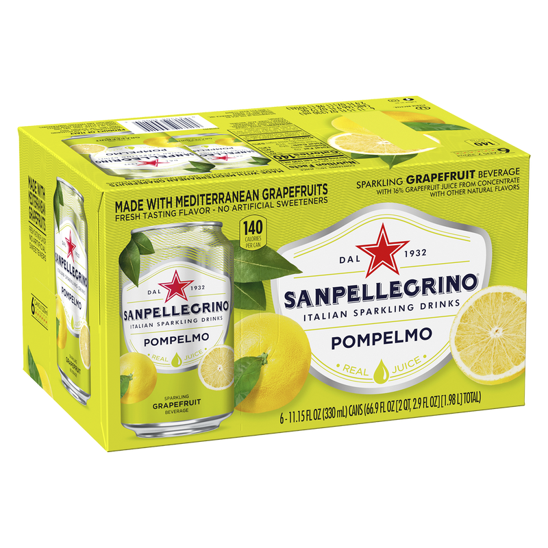 Sanpellegrino Pompelmo Grapefruit 6pk 11.15oz