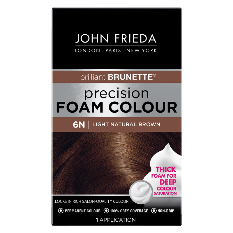 John Frieda Light Natural Brown Hair Dye 6N 1ct