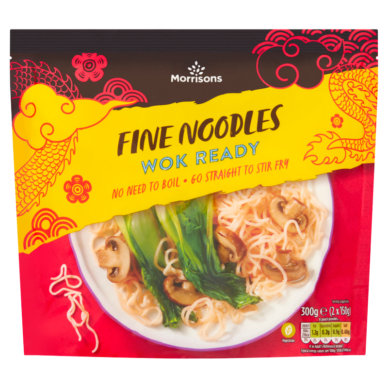 Morrisons Straight To Wok Fine Thread Noodles, 300g