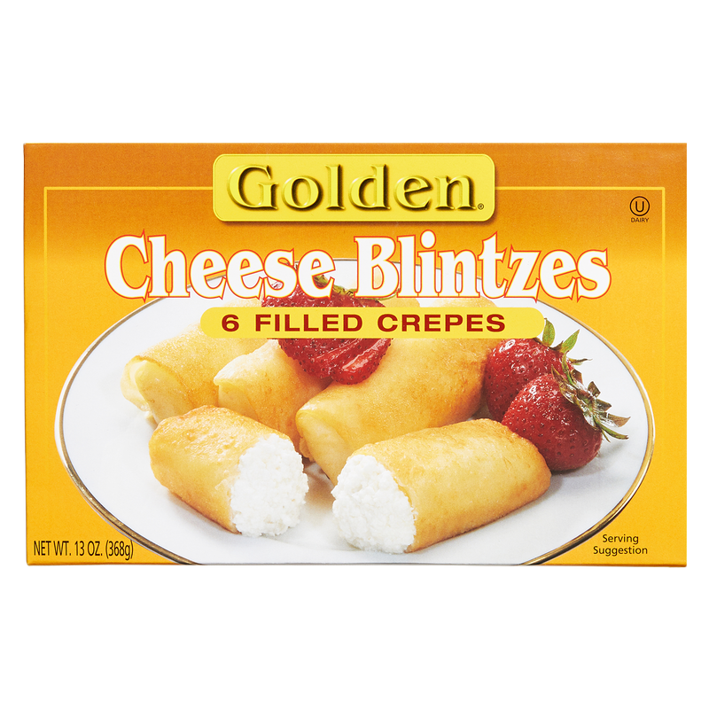 Golden Frozen Cheese Blintzes Filled Crepes 6ct 13oz