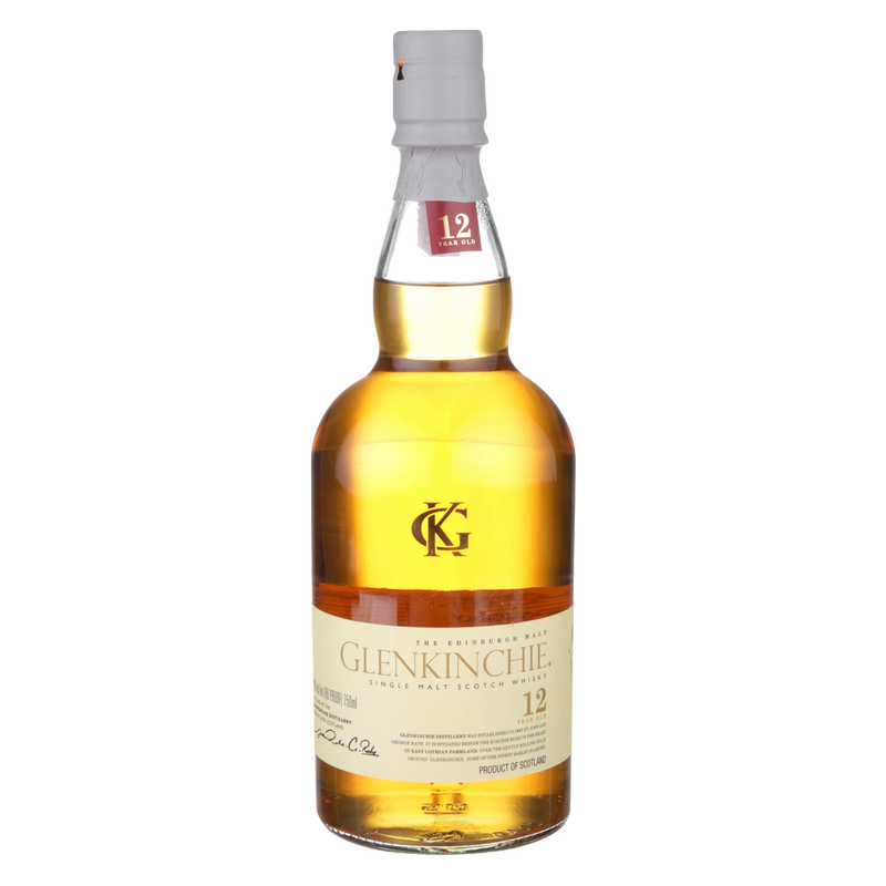 Glenkinchie 12 Year Old Single Malt Scotch Whisky, 750 mL