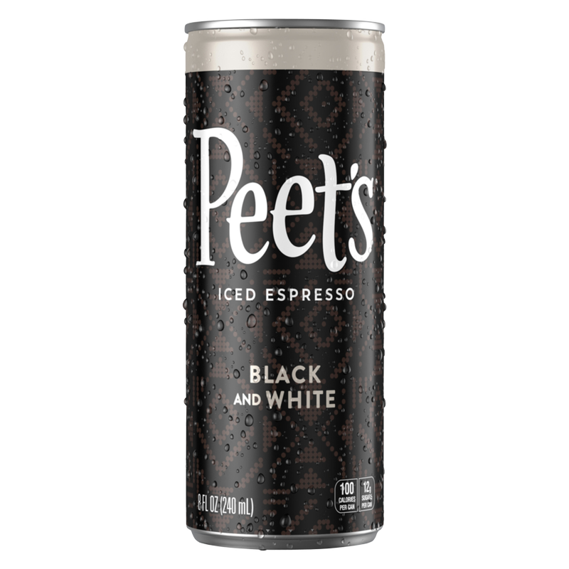 Peet's Black and White Iced Espesso 8oz