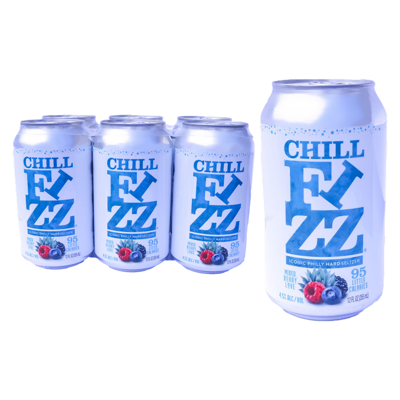 ChillFizz Mixed Berry 6pk 12oz Can 4.5% ABV