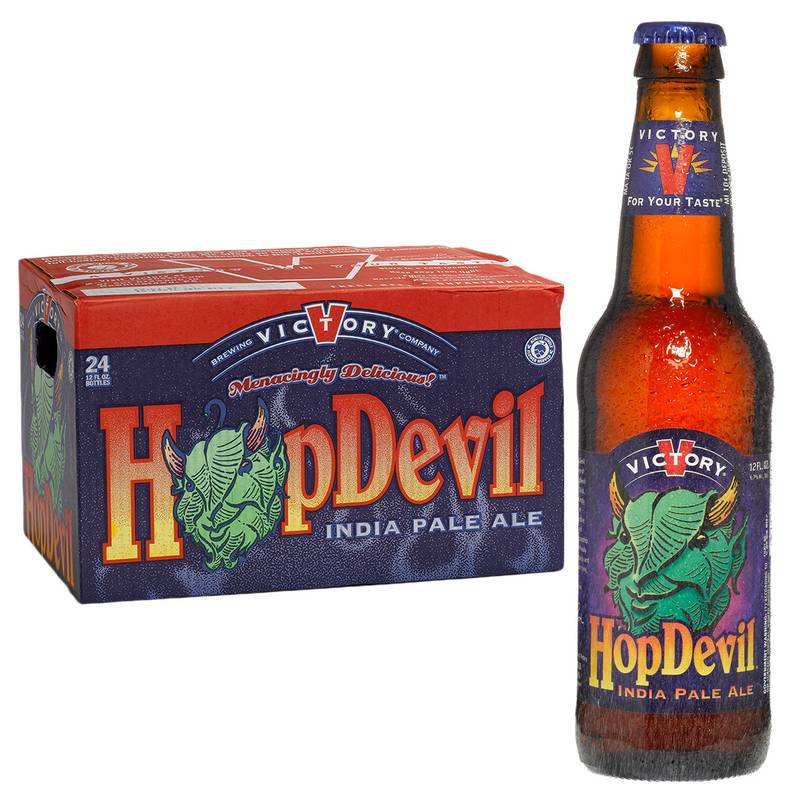 Victory Hop Devil IPA 24 Pack 12 oz Bottles
