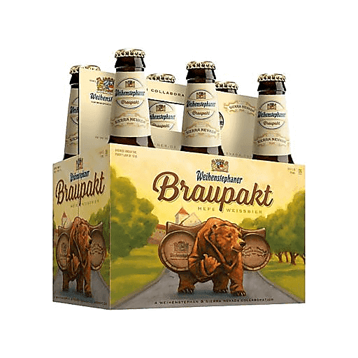 Weihenstephaner-Sierra Nevada Braupakt Hefeweissbier 6pk 11.2oz Btl