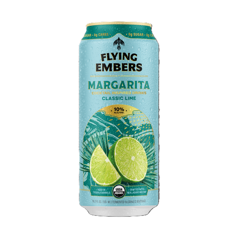 Flying Embers Classic Lime Margarita Single 19.2oz Can 10% ABV