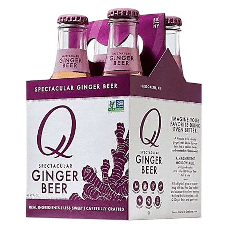 Q Drinks Ginger Beer 4pk 6.7oz
