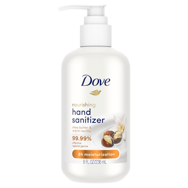 Dove Shea Butter and Warm Vanilla Nourishing Hand Sanitizer 8oz