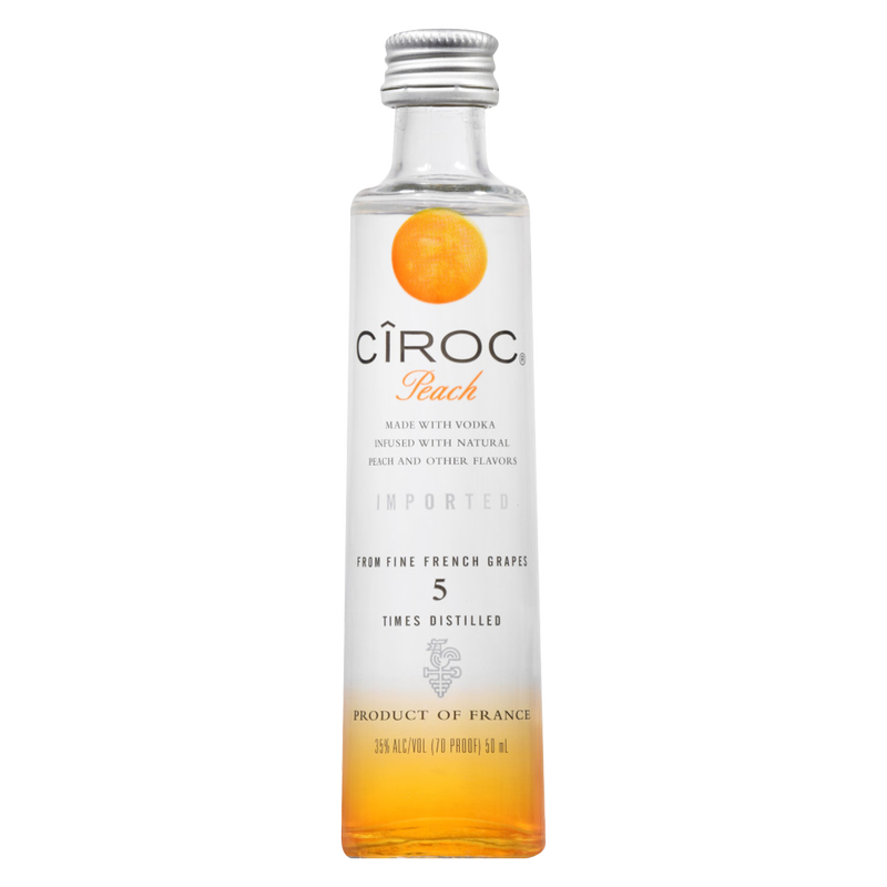 Ciroc Peach Vodka 50ml (70 Proof)