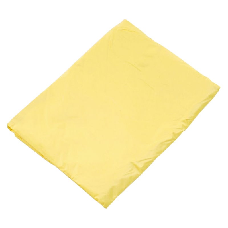 Unisan Disposible Yellow Rain Poncho 52" x 80"