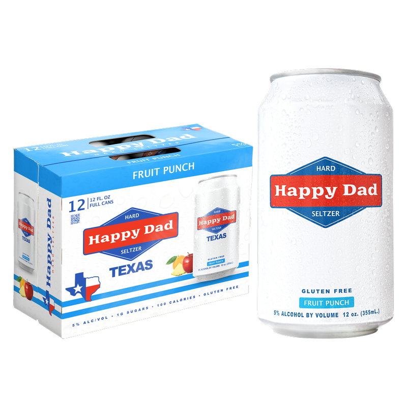 Happy Dad Texas Fruit Punch 12pk 12oz Can 5% ABV