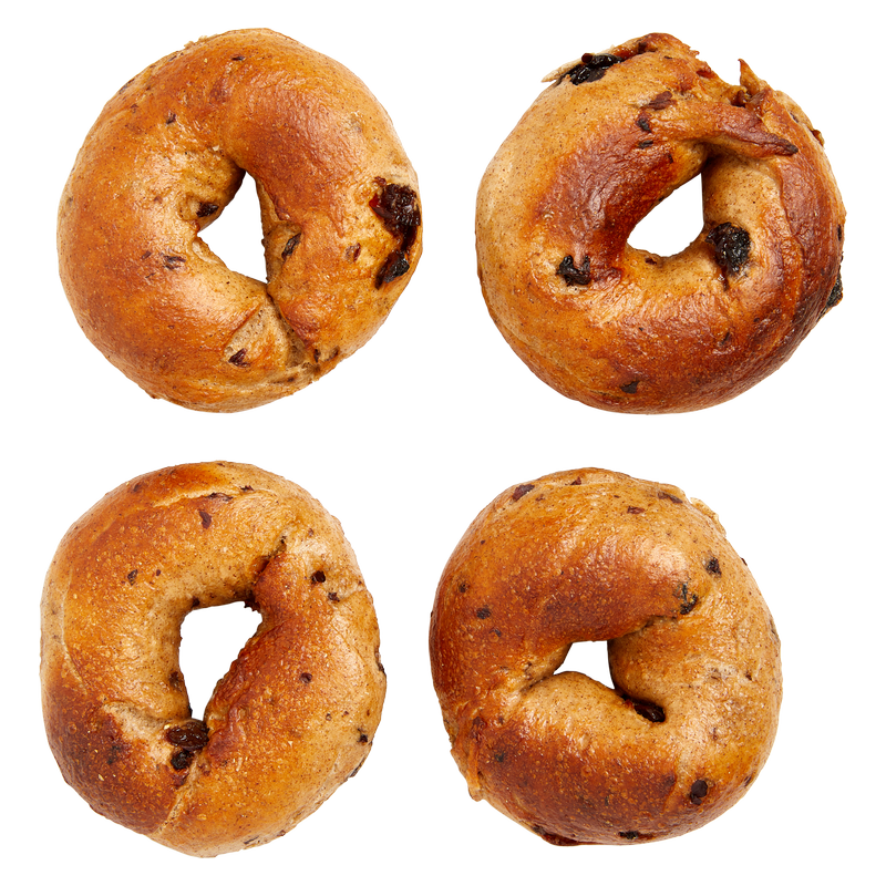 Kismet Cinnamon Raisin Bagels 4 Pack Grocery fast delivery by App or