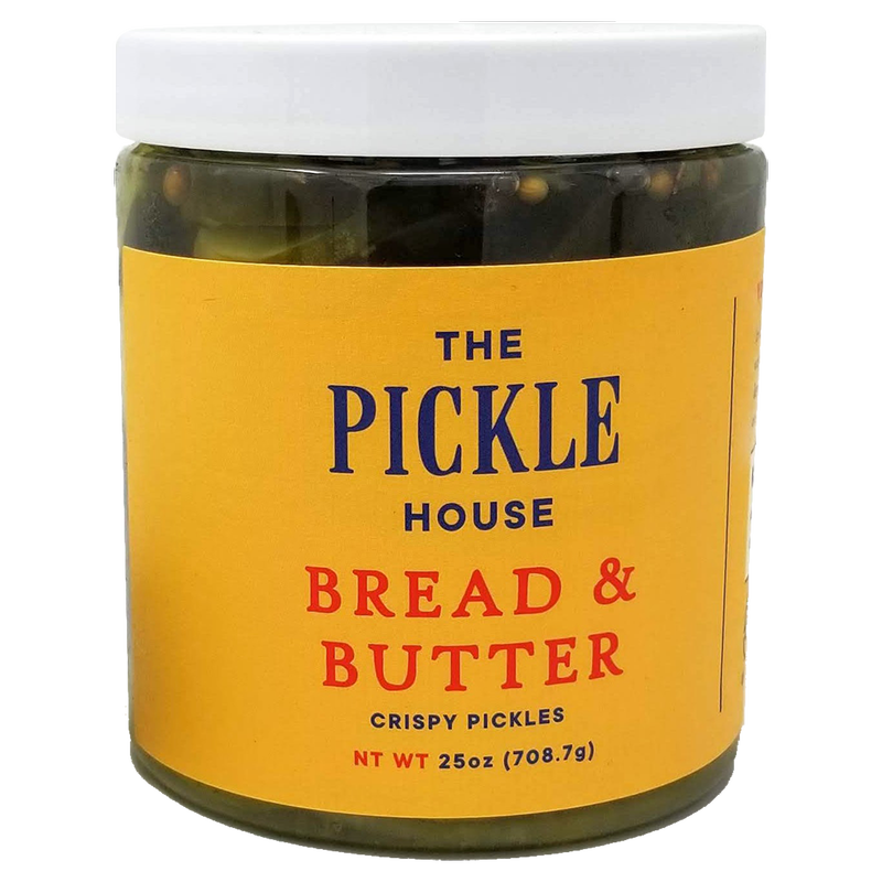 The Pickle House Bread & Butter Cold Pack Jar Pickles 25 oz jar