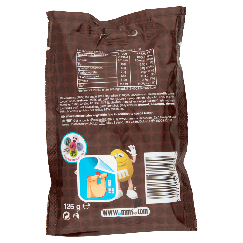 M&M's Brownie Chocolate Bag 102g