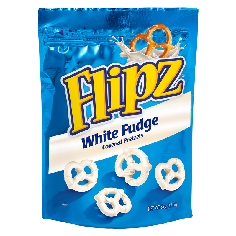 Flipz White Fudge Covered Pretzels 5oz