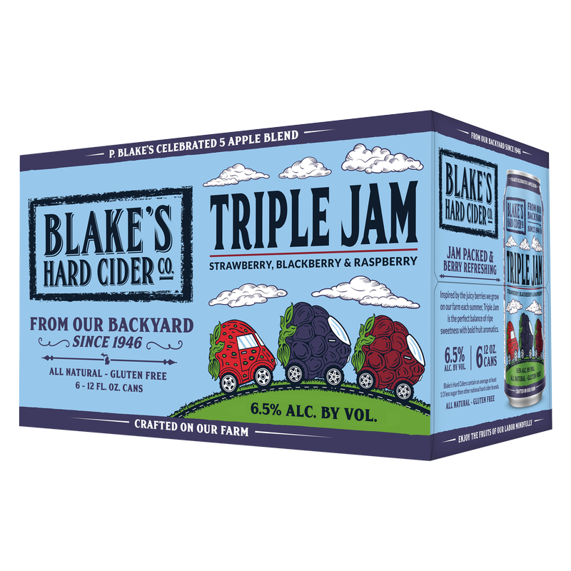 Blake's Hard Cider Co. Triple Jam 6pk 12oz Cans