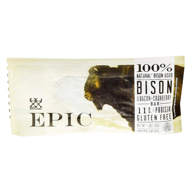 Epic Bison Bacon Cranberry Bar 1.3oz