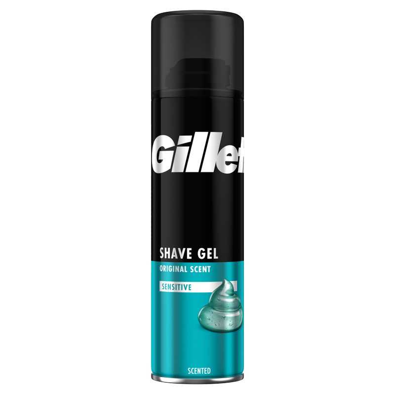 Gillette Classic Sensitive Skin Shaving Gel, 200ml