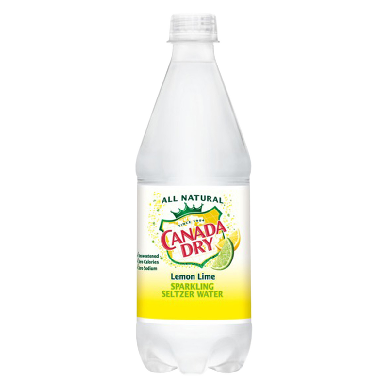Canada Dry Lemon Lime Sparkling Seltzer Water 20oz