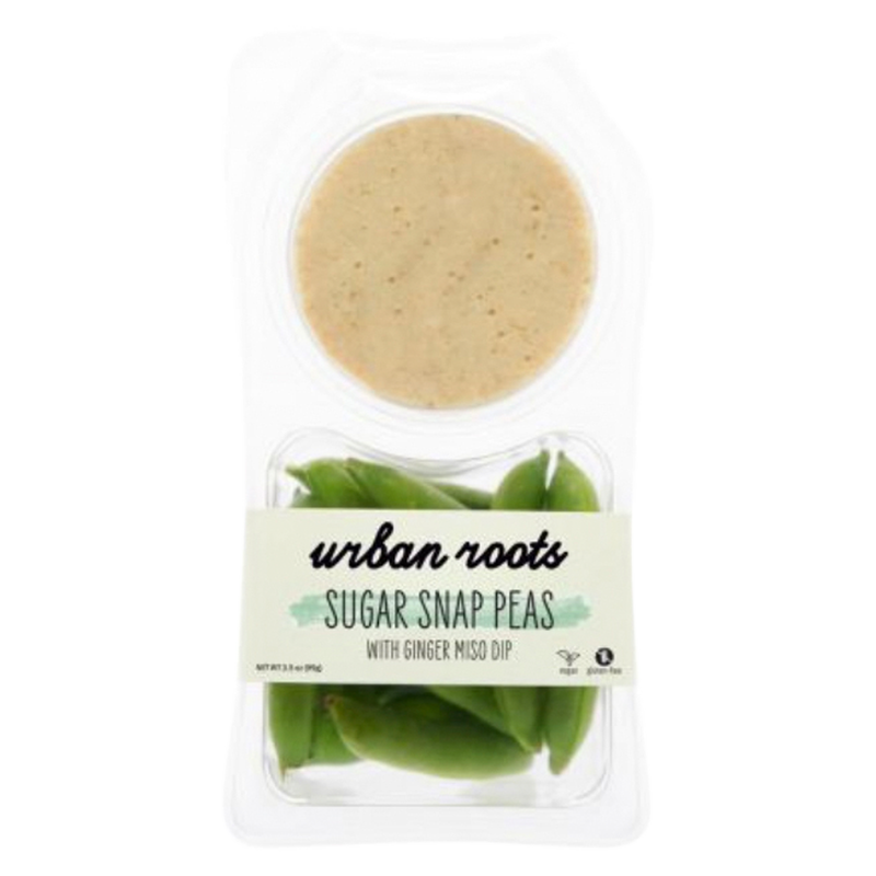 Urban Roots Sugar Snap Peas with Ginger Miso Dip 3.5oz