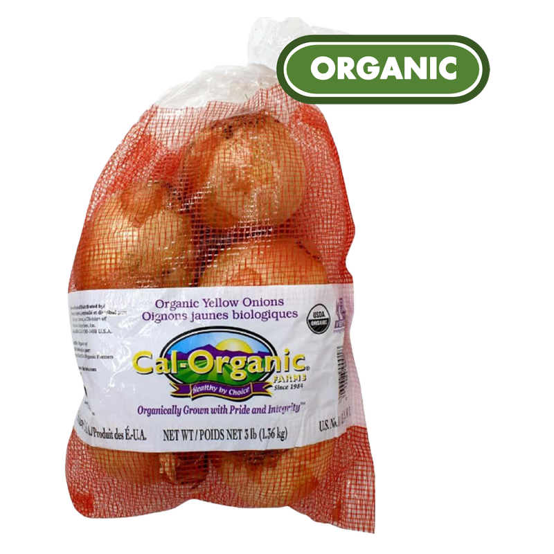 Organic Yellow Onions - 3lb bag