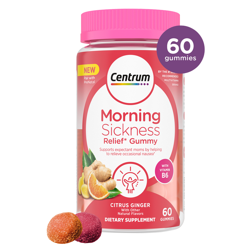 Centrum Morning Sickness Gummy 60 ct