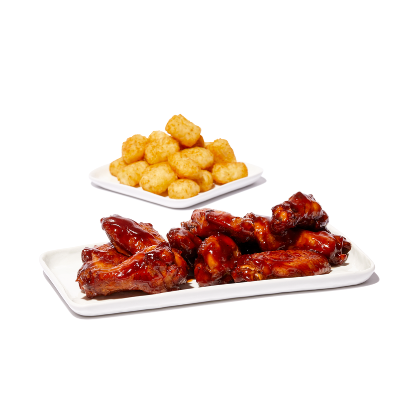 BBQ Wings & Tots Combo