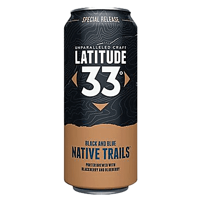 Latitude 33 Native Trail Porter 4pk 16oz Can