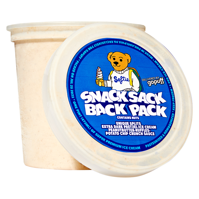 1-900 Snack Sack Back Pack Ice Cream Pint