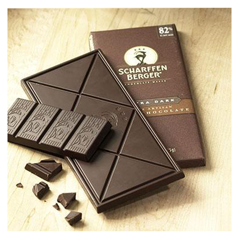 Scharffen Berger 82% Extra Dark Chocolate Bar 3oz