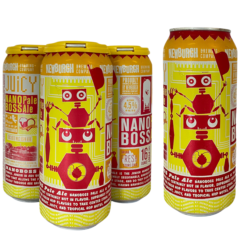 Newburgh Brewing Company NanoBoss Session IPA 4pk 16oz Can 4.5% ABV
