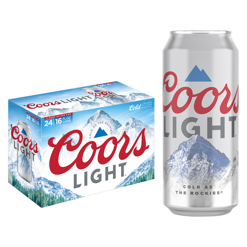 Coors Light 24pk 16oz Can 4 2 Abv