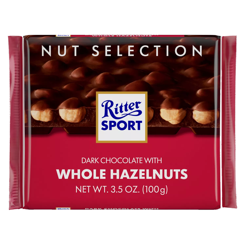 Dark Chocolate With Whole Hazelnuts 3.5oz