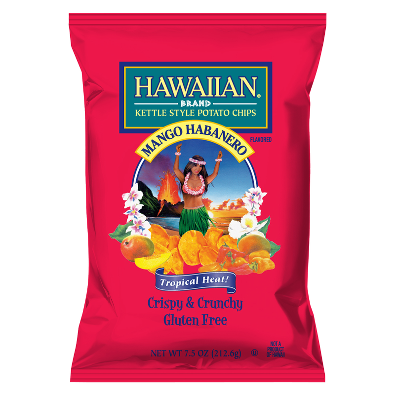 Hawaiian Mango Habanero Kettle Style Potato Chips 7.5oz