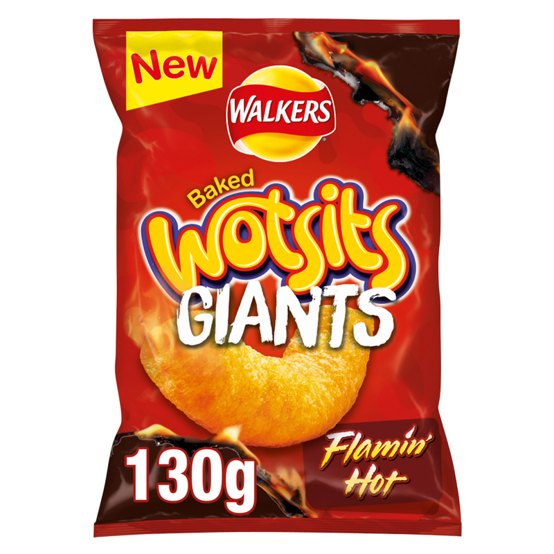 Walkers Wotsits Giants Flamin' Hot, 130g
