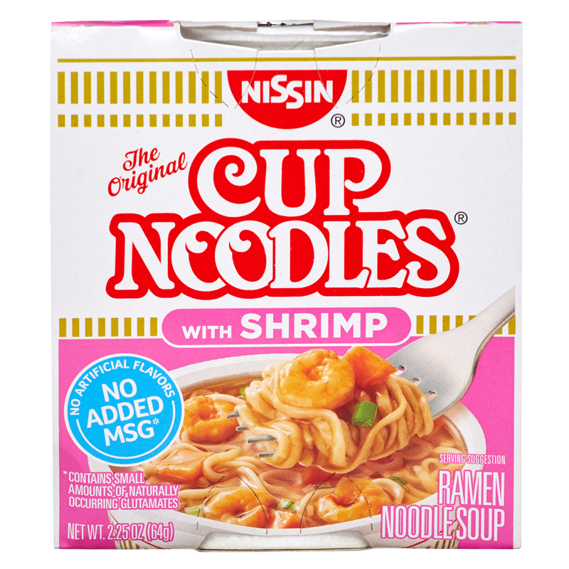 Nissin Cup Noodles with Shrimp 2.25oz