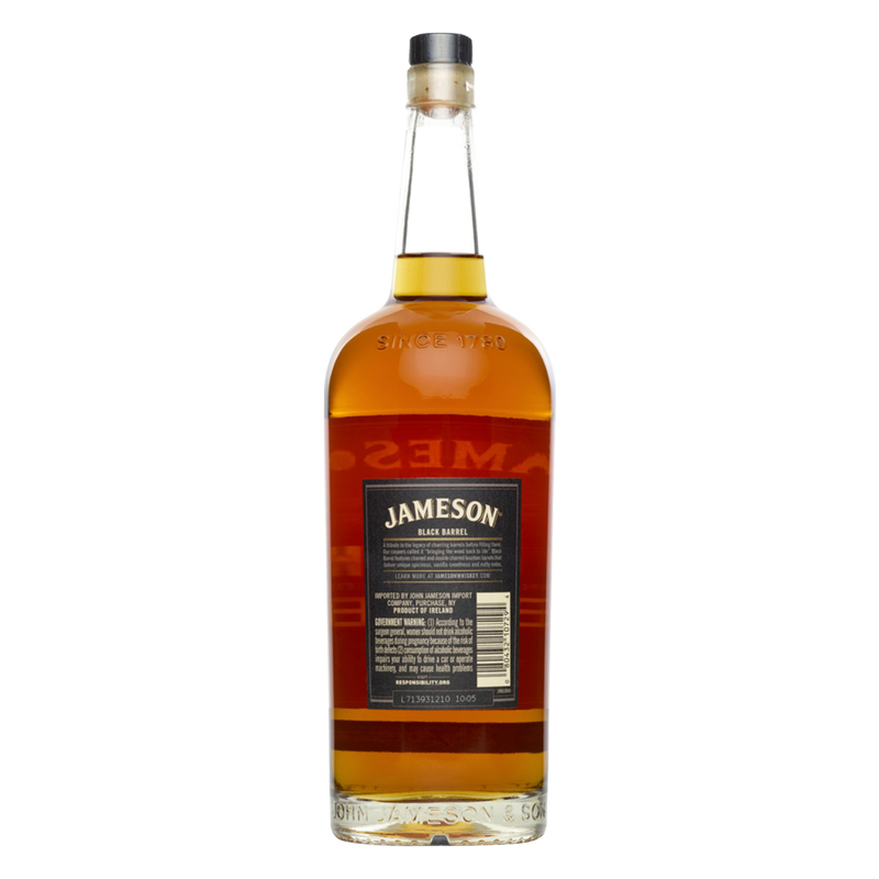 Jameson Black Barrel Irish Whiskey 750ml (80 Proof)