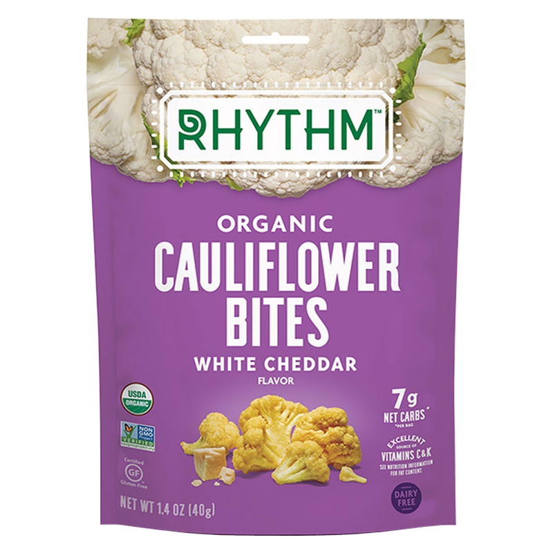Rhythm Superfoods White Cheddar Cauliflower Bites 1.4oz